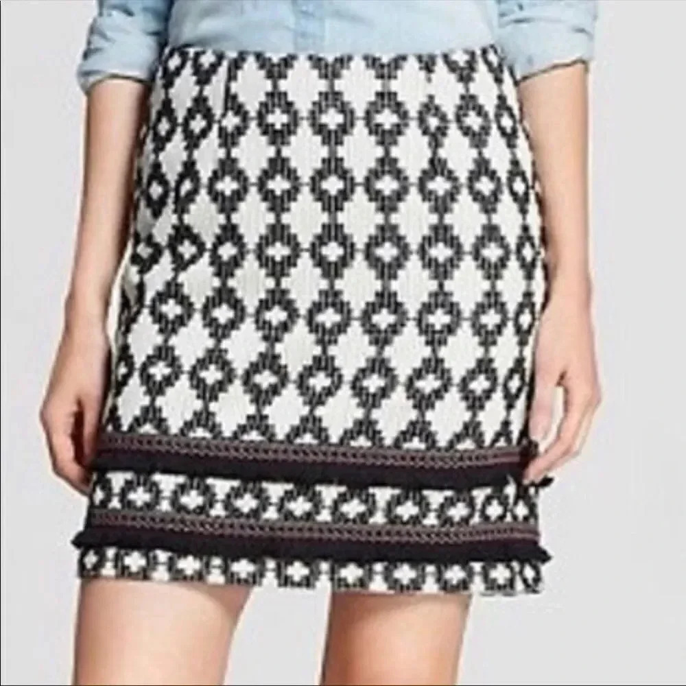 Merona fringe skirt 